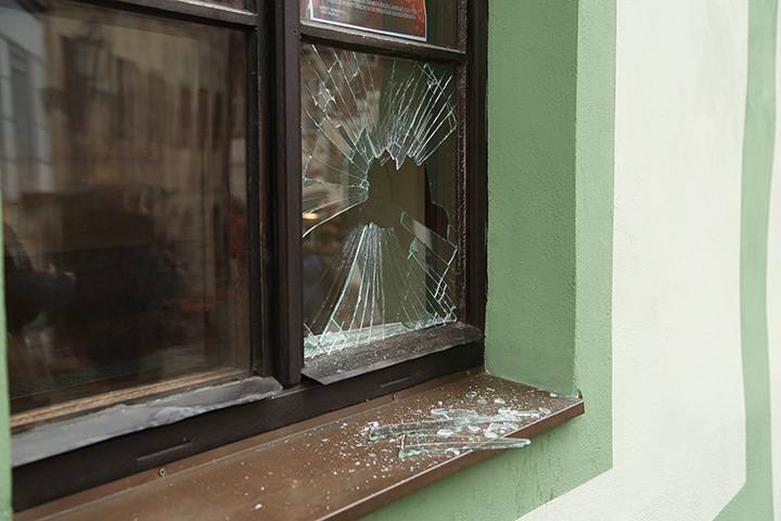 A2B Glass are able to board up broken windows while they are being repaired in Middlewich.
